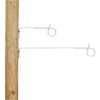 Afbeelding van Gallagher Afstandisolator krulstaart hout 40cm wit (10)