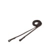 Afbeelding van BR lederen Hunter teugels Bruin/Zilver- Full