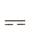Afbeelding van BR lederen Hunter teugels Oak/Zilver- Full