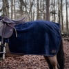 Afbeelding van Kentucky Uitrijdeken vierkant heavy fleece Navy- Large