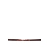 Afbeelding van BR linnen teugels Tobacco/Goud- Full