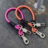 Afbeelding van Harry's Horse Trailerlijnen Elastisch Paniekhaak Colour fuchsia