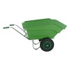 Afbeelding van Fort Kiep Kruiwagen 300L Groen met 2 luchtwielen