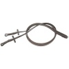 Afbeelding van Harry's Horse Teugels Leder Rubber Gevoerd bruin- full