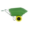 Afbeelding van Fort Kiep Kruiwagen 300L Groen met 2 anti lek wielen