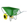 Afbeelding van Fort kruiwagen 165 Liter met dubbele anti lek wielen en HDPE bak