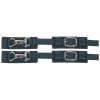 Afbeelding van Harry's Horse Set snelsluitingen dekens zwart