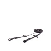 Afbeelding van BR lederen antislip teugels Zwart/Zilver- Full