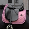 Afbeelding van Kentucky Zadeldek glitter band dressuur Fuchsia- Full