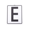 Afbeelding van Premiere manegeletters H-E-K-M-B-F-A-C Wit