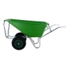 Afbeelding van Fort kruiwagen 165 Liter met dubbele wielen en HDPE bak