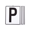 Afbeelding van Premiere manegeletters R-V-P-S Wit