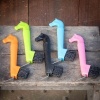 Afbeelding van Harry's Horse Hoevenkrabber/borstel paardenhoofd roze