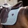 Afbeelding van Kentucky Zadeldek velvet dressuur Light blue- Full