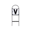 Afbeelding van Stubbs manegeletters R-V-P-S Zwart