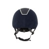 Afbeelding van BR rijhelm Omega microfiber Glitter Navy/Chroom- 58/60