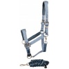 Afbeelding van Harry's Horse Halsterset Just Ride Retro staalblauw- full