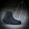 Afbeelding van Harry's Horse Stalschoen Leder Safety Steel Toe zwart- 42