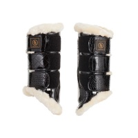 BR beenbeschermers Majestic Lak Zwart- S