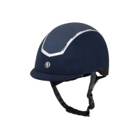 BR rijhelm Sigma Microfiber Glitter Navy- 58/60