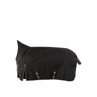BR Classic High Neck outdoordeken 1200D - 200g Zwart- 185/135 cm