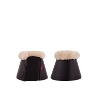 Premiere springschoenen Artificial Fur Zwart/Naturel- L