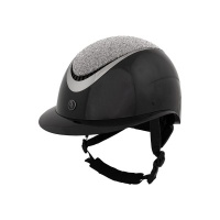 BR rijhelm Theta Plus Glamourous Glossy Zwart/Gunmetal- 52/54