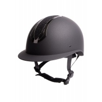 Harry's Horse Veiligheidscap Pro F1 Matt Sparkle zwart-zwart- s