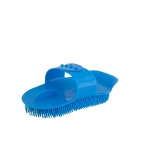 Plastic rosborstel Blauw