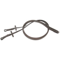Harry's Horse Teugels Leder Rubber Gevoerd bruin- cob