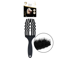 Excellent Horse Wave Brush Zwart