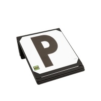 Stubbs manegeletters Hook-On uitbreidingsset Zwart
