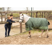 Harry's Horse Regendeken 200gr STOUT! Lime legergroen- 115cm
