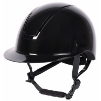 Harry's Horse Veiligheidscap Royal Glossy zwart-zwart- 52-54