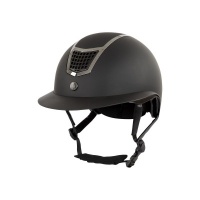BR rijhelm Lambda Plus Painted Zwart/Gunmetal- 53/55