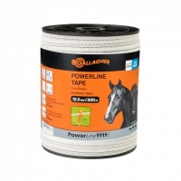 Gallagher PowerLine lint 12,5mm wit 200m