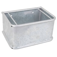 KERBL Voerbak 35 liter – Wandmodel met afvoerplug