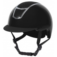 Harry's Horse Veiligheidscap Matterhorn Sparkle zwart-zilver- 53-55