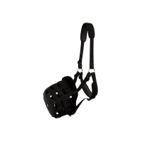BR graasmasker Artificial Fur Zwart- Full