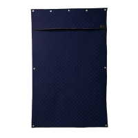 Kentucky Stalgordijn Navy- 1 Size