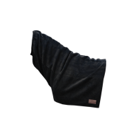 Kentucky Heavy Fleece Horse scarf Black- Cob