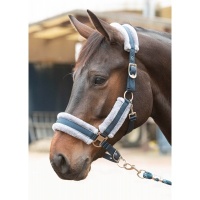 Harry's Horse Halsterset Just Ride Retro Soft navy- pony