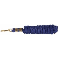 Harry's Horse Halstertouw Musketon Goud 3m rood-wit-blauw