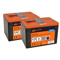 Gallagher Duopack Alkaline batterij 2x 9V/175Ah - 190x125x160mm