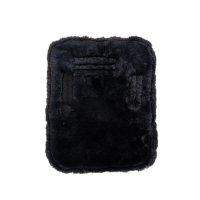 Kentucky Borst verlenger vegan bont 1 sluiting Black- Full