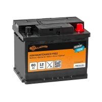 Gallagher Accu 12V/60Ah Premium Turbo AGM - 242x175x190