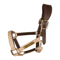 Kentucky Nylon Anatomisch halster Beige- Cob