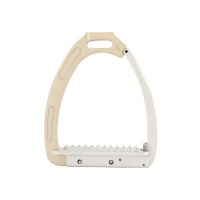 BR stijgbeugels Lavarone Titanium/Zilver- 12 cm