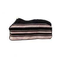 Kentucky Zweetdeken fleece heavy stripes Brown- 130 cm