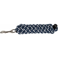 Harry's Horse Halstertouw Mounty Musketon Zilver 2m navy-oranje-wit